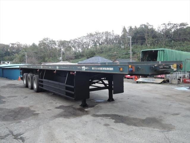 大型トレーラー - 3軸フラットのトレーラーです♪